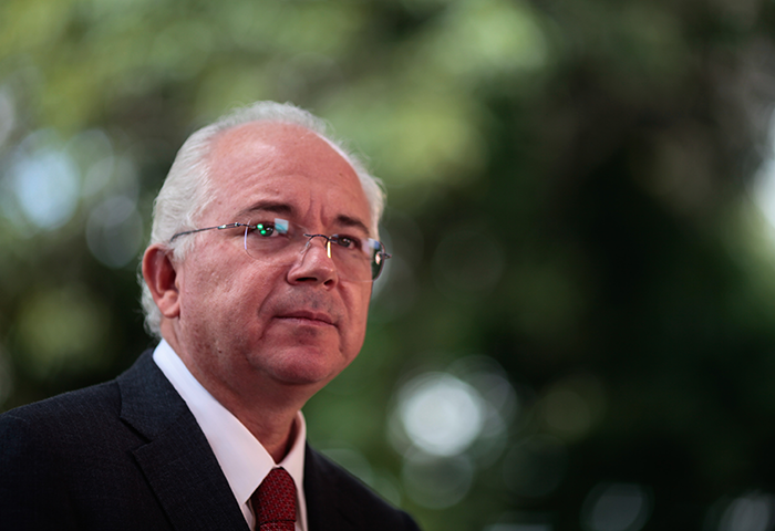 Rafael Ramírez, canciller de Venezuela, está en Viena para la reunión e la OPEP